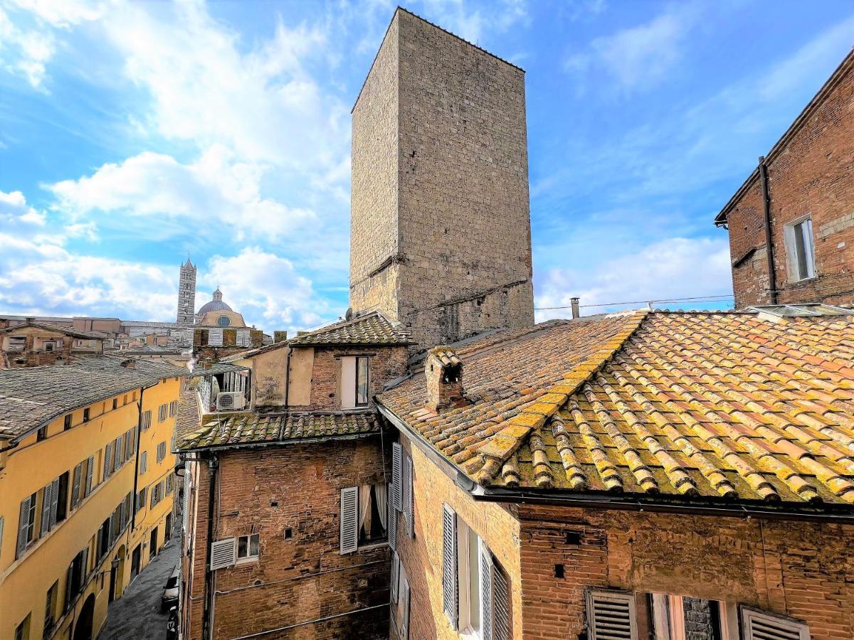 Kami-Central Beautiful Apartment Over The Roofs Siena Exteriör bild